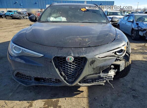 ZASPAKBN2P7D55745 2023 ALFA ROMEO STELVIO Black Front view
