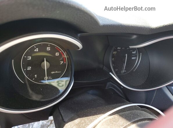 ZASPAKBN2P7D55745 2023 ALFA ROMEO STELVIO Black Instrument cluster view
