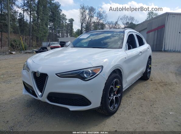 ZASPAKBN2P7D59164 2023 ALFA ROMEO STELVIO White Передня ліва чверть