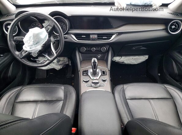 ZASPAKBN3M7D02726 2021 ALFA ROMEO STELVIO Black Dashboard view