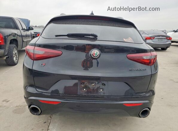 ZASPAKBN3M7D02726 2021 ALFA ROMEO STELVIO Black Rear view