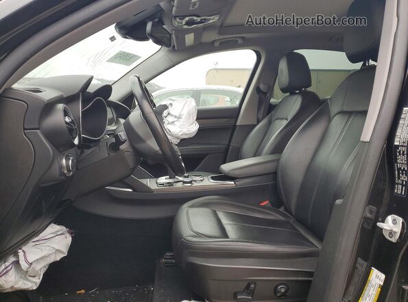 ZASPAKBN3M7D02726 2021 ALFA ROMEO STELVIO Black Front interior view