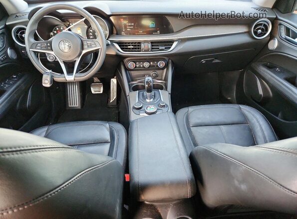 ZASPAKBN4K7C30416 2019 ALFA ROMEO STELVIO Blue წინა პანელის ხედი