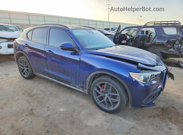 ZASPAKBN4K7C30416 2019 ALFA ROMEO STELVIO Blue წინა მარჯვენა