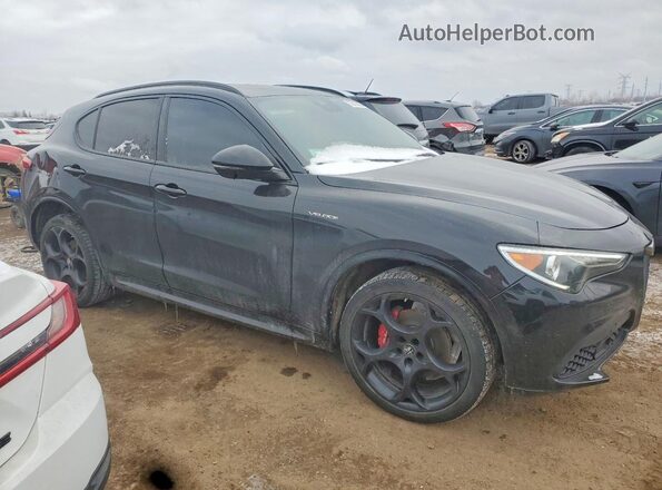 ZASPAKBN5N7D32070 2022 ALFA ROMEO STELVIO Black Front right