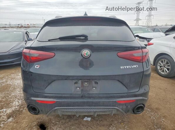 ZASPAKBN5N7D32070 2022 ALFA ROMEO STELVIO Black Rear view