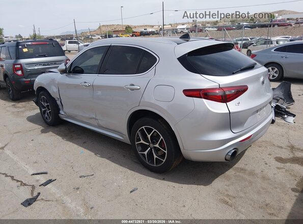 ZASPAKBN6M7D18192 2021 ALFA ROMEO STELVIO Серебряный Задняя левая четверть