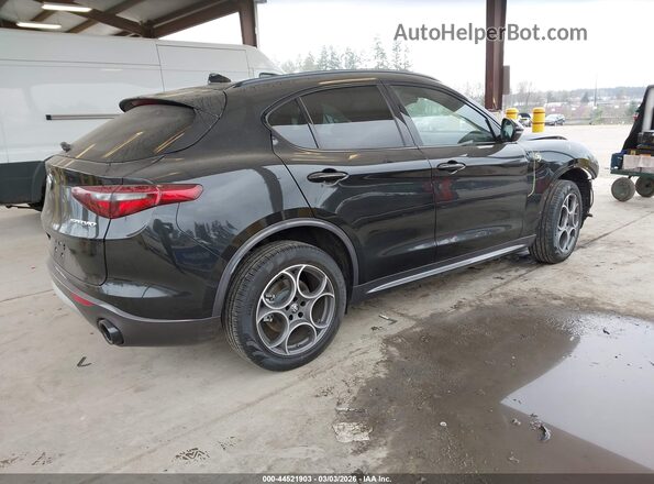 ZASPAKBN6P7D63797 2023 ALFA ROMEO STELVIO Black Задня права чверть