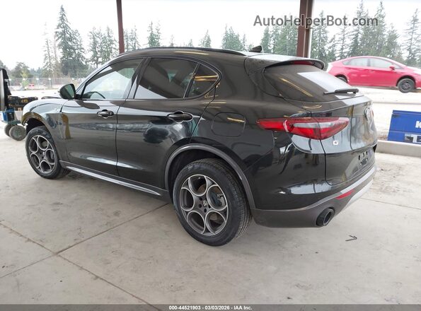 ZASPAKBN6P7D63797 2023 ALFA ROMEO STELVIO Black Задня ліва чверть