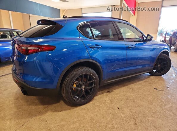 ZASPAKBN7K7C51793 2019 ALFA ROMEO STELVIO Blue Rear right