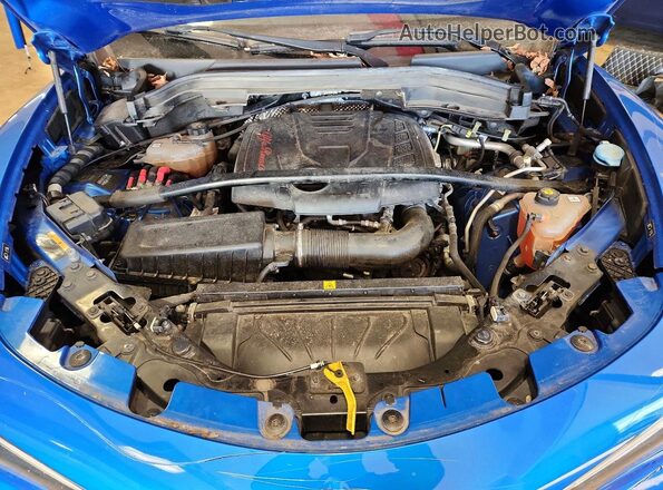 ZASPAKBN7K7C51793 2019 ALFA ROMEO STELVIO Blue Rear interior view