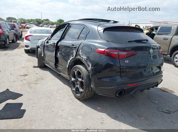 ZASPAKBN8P7D64773 2023 ALFA ROMEO STELVIO Black Задня ліва чверть