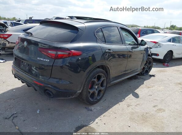 ZASPAKBN8P7D64773 2023 ALFA ROMEO STELVIO Black Задня права чверть