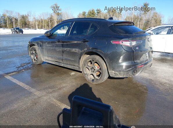 ZASPAKBN8R7D76747 2024 ALFA ROMEO STELVIO Black Հետևի ձախ