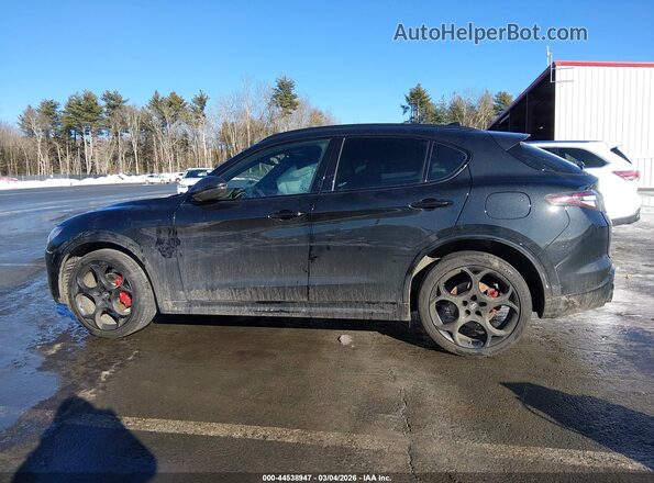 ZASPAKBN8R7D76747 2024 ALFA ROMEO STELVIO Black Սալոնի 360 աստիճան տեսք