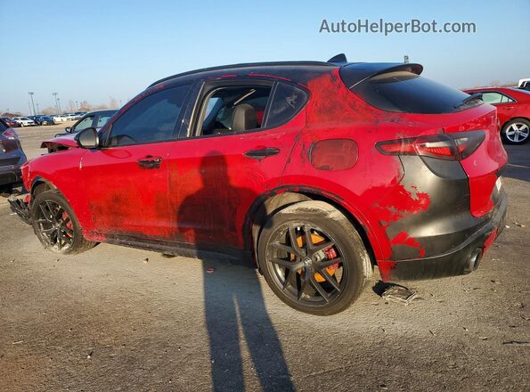 ZASPAKBN9M7D17912 2021 ALFA ROMEO STELVIO Red Trasero izquierdo