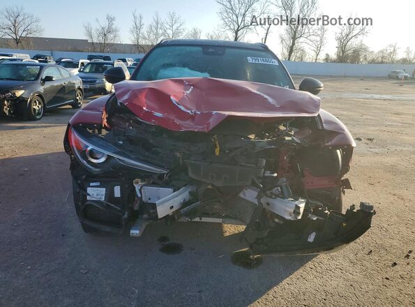ZASPAKBN9M7D17912 2021 ALFA ROMEO STELVIO Red Vista frontal