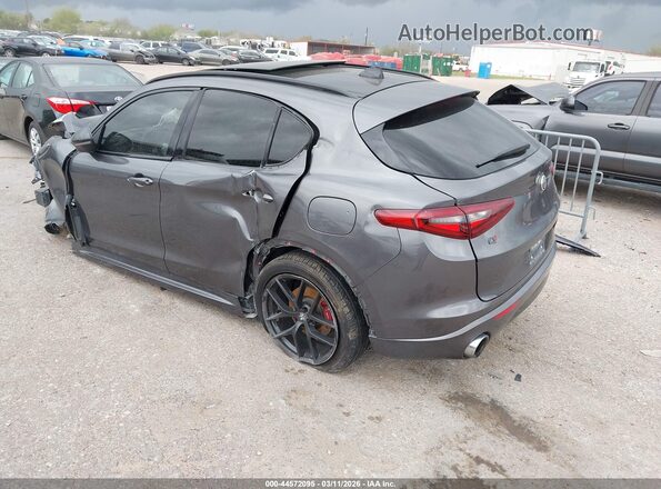 ZASPAKBN9M7D19692 2021 ALFA ROMEO STELVIO Серый Задняя левая четверть