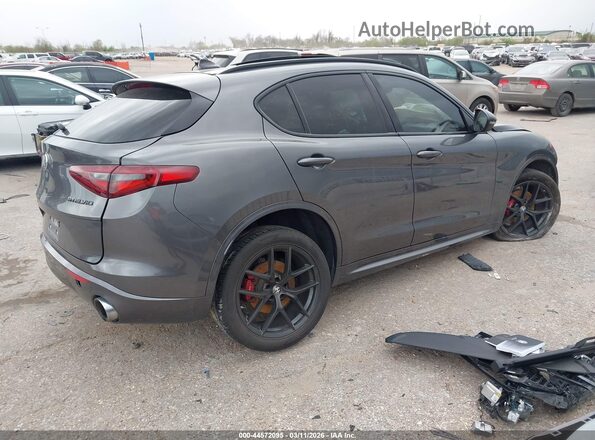 ZASPAKBN9M7D19692 2021 ALFA ROMEO STELVIO Серый Задняя правая четверть