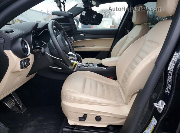 ZASPAKBN9P7D64216 2023 ALFA ROMEO STELVIO Black Vista interior delantera
