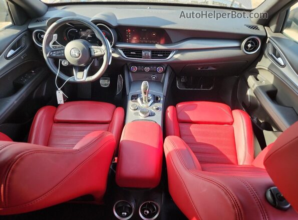 ZASPAKBN9R7D79379 2024 ALFA ROMEO STELVIO Gray Вид панелі приладів