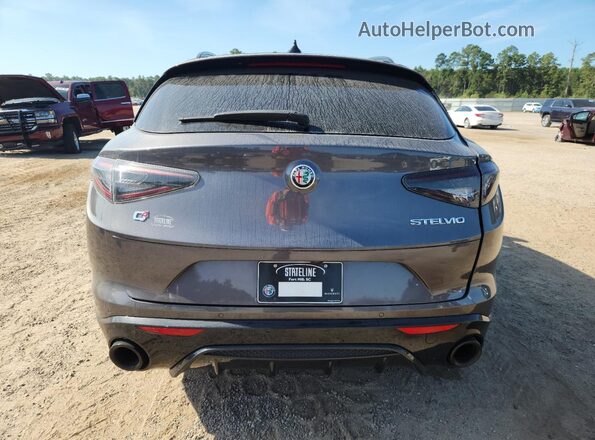 ZASPAKBN9R7D79379 2024 ALFA ROMEO STELVIO Gray Вид ззаду