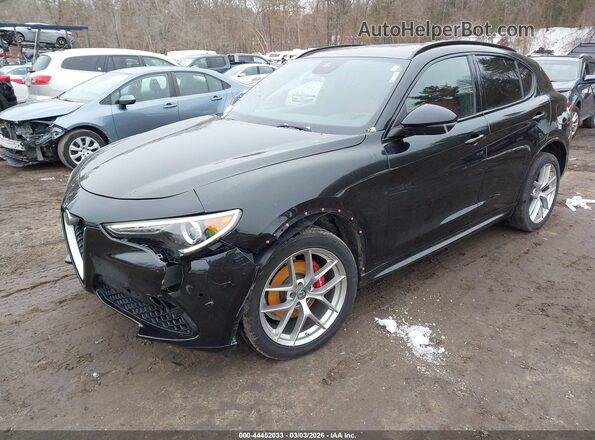 ZASPAKBNXL7C74390 2020 ALFA ROMEO STELVIO Black Передня ліва чверть
