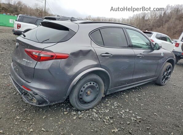 ZASPAKEV8P7D67930 2023 ALFA ROMEO STELVIO Gray Задня права чверть