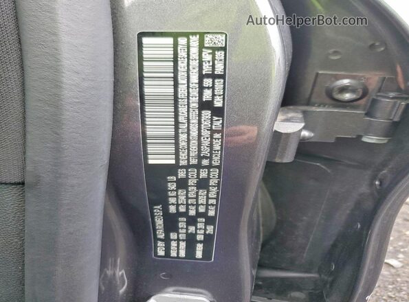 ZASPAKEV8P7D67930 2023 ALFA ROMEO STELVIO Gray Вид наклейки з VIN-кодом