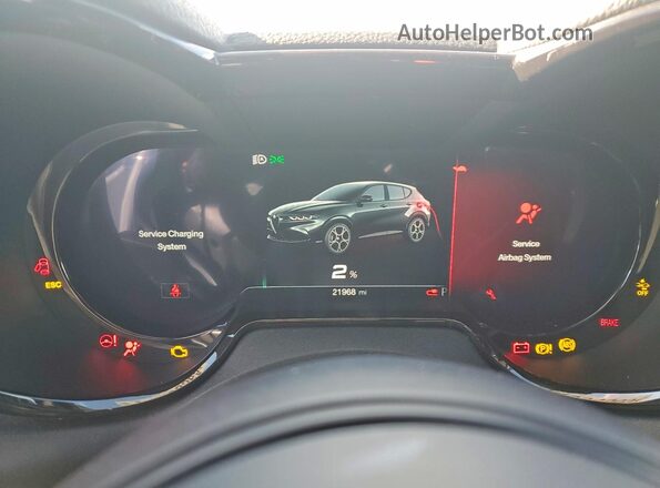 ZASPATDW9R3052366 2024 ALFA ROMEO OTHER White Instrument cluster view
