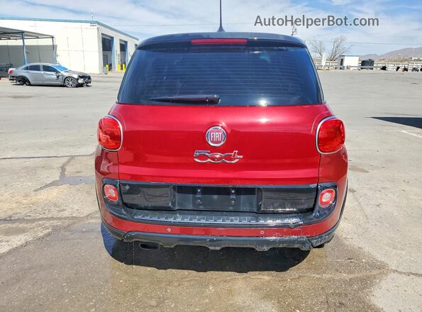 ZFBCFADH4GZ037434 2016 FIAT 500L Бордовый Вид сзади