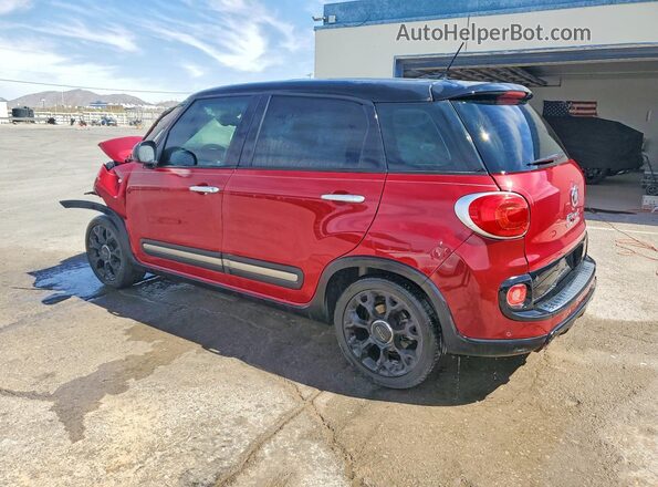 ZFBCFADH4GZ037434 2016 FIAT 500L Бордовый Задняя левая четверть