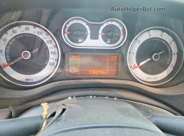 ZFBCFADH4GZ037434 2016 FIAT 500L Бордовый Вид щитка приборов