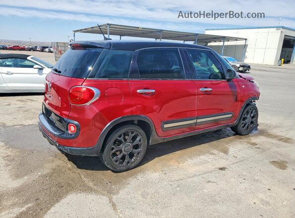 ZFBCFADH4GZ037434 2016 FIAT 500L Бордовый Задняя правая четверть