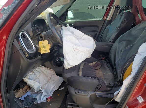ZFBCFADH4GZ037434 2016 FIAT 500L Бордовый Вид салона спереди