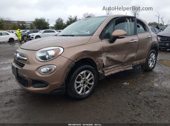 ZFBCFXAB2HP614641 2017 FIAT 500X Tan წინა მარცხენა ხედი სამი მეოთხედიდან