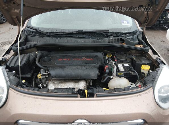 ZFBCFXAB2HP614641 2017 FIAT 500X Tan უკანა ხედი
