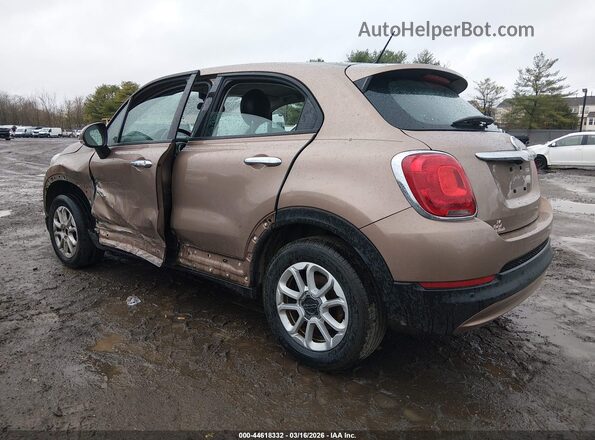ZFBCFXAB2HP614641 2017 FIAT 500X Tan უკანა მარცხენა