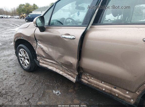 ZFBCFXAB2HP614641 2017 FIAT 500X Tan ხელსაწყოთა პანელის ხედი