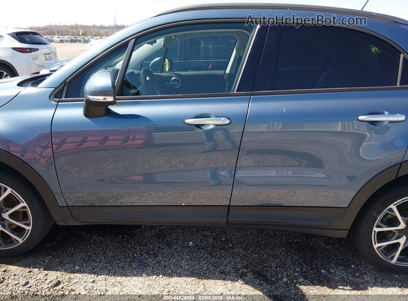 ZFBCFXCBXHP599027 2017 FIAT 500X Blue Սալոնի 360 աստիճան տեսք