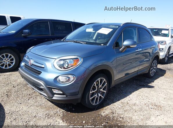 ZFBCFXCBXHP599027 2017 FIAT 500X Blue Դիմացի տեսք