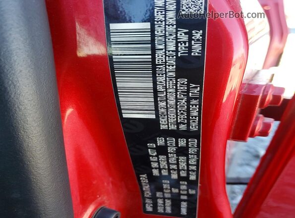 ZFBCFXDB4JP718730 2018 FIAT 500X Red Engine compartment view