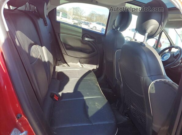 ZFBCFXDB4JP718730 2018 FIAT 500X Red Rear seats view