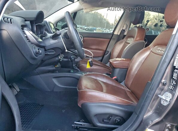 ZFBCFXDT5GP356893 2016 FIAT 500X Gray Вид салону спереду