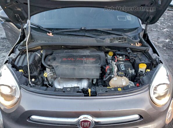 ZFBCFXDT5GP356893 2016 FIAT 500X Gray Вид підкапотного простору