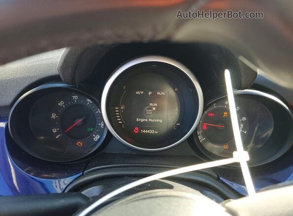 ZFBCFYBT1GP432036 2016 FIAT 500X Blue Widok zestawu wskaźników