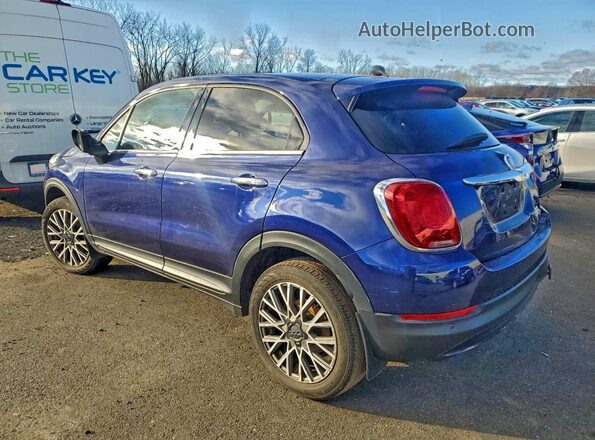 ZFBCFYDBXHP584645 2017 FIAT 500X Blue Trasero izquierdo