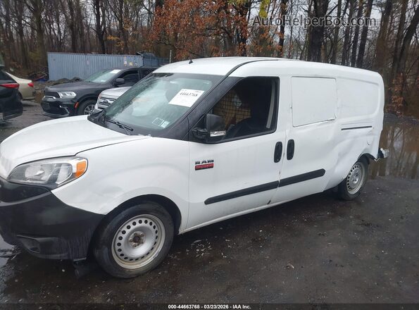 ZFBERFABXJ6H92631 2018 RAM PROMASTER CITY White წინა მარცხენა ხედი სამი მეოთხედიდან