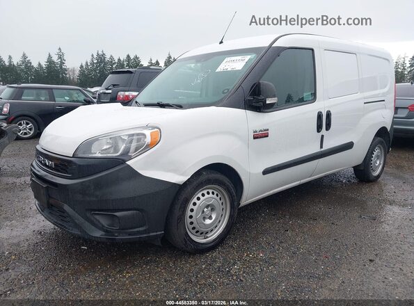 ZFBHRFAB5L6P75376 2020 RAM PROMASTER CITY White წინა მარცხენა ხედი სამი მეოთხედიდან