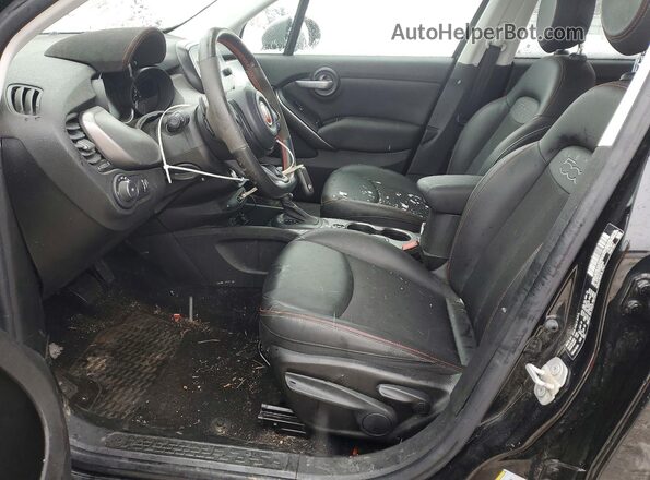 ZFBNF3B14PP988450 2023 FIAT 500X Black Widok wnętrza z przodu